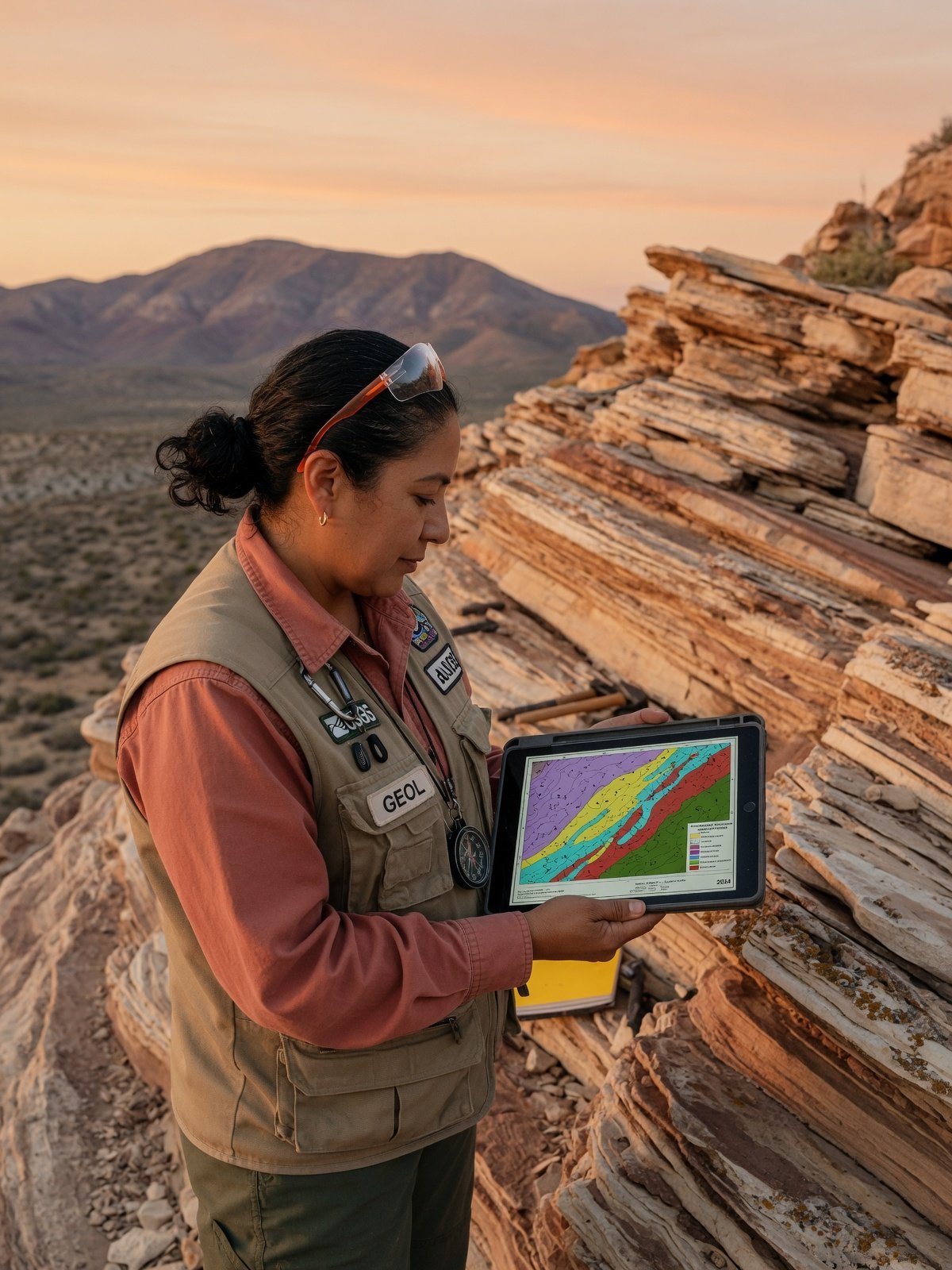 Trabajo de campo y cartografía geológica